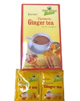Thé instantané au curcuma et au gingembre saveur herbes fraîches, boisson santé amincissante en boîte et en sachet – Offre Spéciale