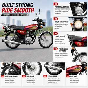 Motor CG175 <span class=keywords><strong>4T</strong></span> 175cc para Moto Triciclo de Carga / Motor Completo CG 175 / Conjunto de Motor CG175 de 4 Tiempos Refrigerado por Aire 175cc - Product Image 2