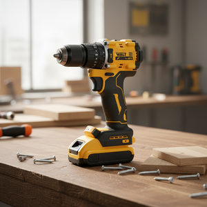 Perceuse à percussion sans fil 21V à moteur sans balais 40N.m 0-1500RPM 2200IPM Mandrin auto-serrant 3/8 po OEM pour le <span class=keywords><strong>bricolage</strong></span> domestique, le <span class=keywords><strong>bois</strong></span> et le métal - Product Image 4