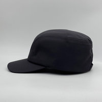 Casquette de baseball plate en nylon imperméable pour homme, nouveau style personnalisé, brodée, style urbain, casquette de sport, faible MOQ