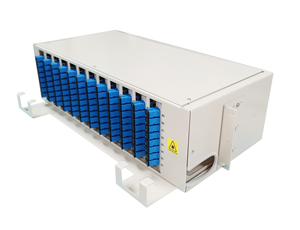 Divisor de unidad ODF de distribución de fibra de alta densidad extraíble 3U 1x96 FDN SC UPC Montado en Rack para redes de comunicación óptica - Product Image 2