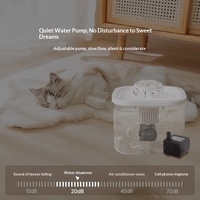 Distributeur d'eau intelligent automatique pour animaux de compagnie avec filtration profonde en plastique, grande capacité, circulation d'eau continue, gamelle amovible pour chat et chien