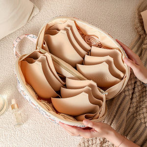 Sac de rangement portable de la vie quotidienne pour voyage facile à transporter grande capacité soutien-gorge chaussettes peintures sac de rangement avec impression mignonne - Product Image 4