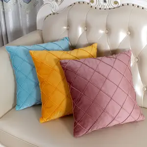 Hot Sale Throw Pillows Plain Knitted Fashion Sofa Cushion Covers