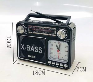 MEIER M-U35 Phong Cách Cũ Có Thể Sạc Lại Bảng Top Radio Receiver Đa Band Dab Mp3 Player Vintage Usb Am/Fm Radio - Product Image 4