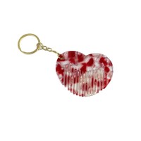 Mini peigne à cheveux en acétate, pendentif porte-clés, texture raffinée, accessoire portable pour sac