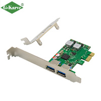 내구성이 뛰어난 ST672 내장형 기가비트 이더넷 서버 확장 카드 2포트 USB 3.0 10/100/1000Mbps 프린터, 스캐너용 자체 전원 공급