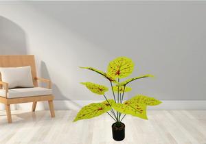 Vente en gros de feuilles de patate douce artificielles bonsaï en plastique feuilles de pothos en <span class=keywords><strong>pot</strong></span> <span class=keywords><strong>pour</strong></span> salon bureau sol balcon décoration - Product Image 5