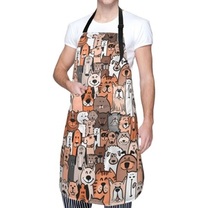 Tablier de cuisine unisexe pour femmes et hommes, avec poches, motif blé et pain, col réglable, respirant, protection anti-UV - Product Image 3