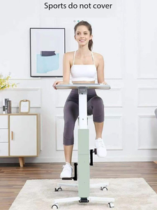 Vélo d'exercice pliable et réglable avec table intégrée, haute qualité, pour usage domestique ou <span class=keywords><strong>bureau</strong></span> - Product Image 4