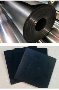 500 micron Pond Liner <span class=keywords><strong>HDPE</strong></span> <span class=keywords><strong>UV</strong></span> điều trị Đen geomembrane - Product Image 4