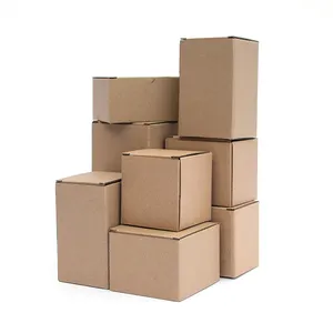 Cajas de cartón corrugado reutilizables para entrega urgente, admite tamaños e impresión personalizados