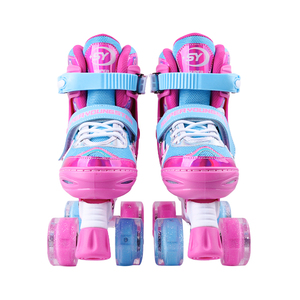 Patins à roulettes d'extérieur réglables au design chat, roues en PU à rebond élevé, roulements ABEC-7, matériau PU durable pour enfants débutants - Product Image 5