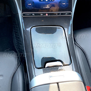 Car Interior Center <b>Console</b> Panel Cover Control Stcikers Trim for Mercedes-Benz C-Class W206 C200 C260 C300 2022+ Car Styling - Product Image 3