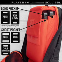 LAMGOYI ISO9001 BSCI ROSH Sac à dos de fitness lesté pour entraînement, usage tactique intensif et camping