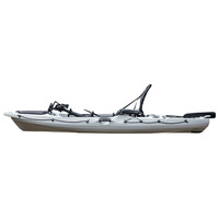 Kayak de pêche modulaire monoplace avec pédales et moteur, longueur 2,1-3 m, largeur 1 m, pour aquarium vivier, garantie 1 an, en PEHD