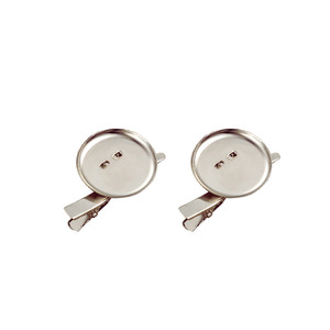 Broche Ronde Double Usage en Alliage de Zinc, Accessoire de Mode Unisexe, Outil de Bijouterie DIY, Pince à Cheveux, Décoration de Vêtements, Vente en Gros - Product Image 5