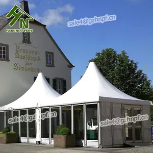 Aluminium Frame Outdoor Showroom Booth Gazebo Canopy Tent Easy Installation Pagoda Tent For Sale