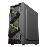 Boîtier d'ordinateur de jeu ATX Micro ITX, tour moyenne, tour RGB, livraison rapide