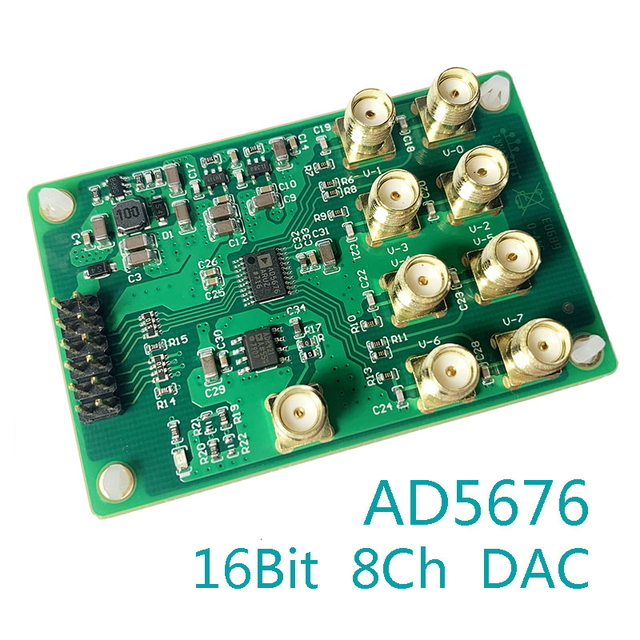 AD5676 16Bit 8CH DAC Module AD5676ARZ AD5676BRZ 0V-5.0V Output General Purpose