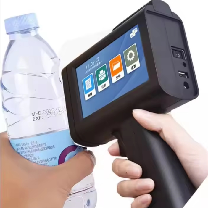 Новое поступление, портативный мини-пистолет для принтера с датой и логотипом QR, для бутылок, стекла, пластика, дерева, металла