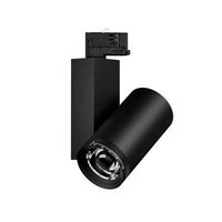 Système d'éclairage sur rail moderne pour hôtels et supermarchés, projecteur LED sur rail en aluminium zoomable 5W-30W, options 2/3/4 fils, CRI95, dimmable