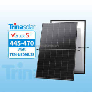 Panel Solar <span class=keywords><strong>Trina</strong></span> Vertex S TSM-NED9R.28 445/450/<span class=keywords><strong>455</strong></span>/460/465/470 Vatios, Módulo Tipo N, Marco de Aleación de Aluminio Negro, 1762*1134*30mm - Product Image 1