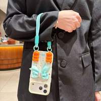 Étui souple pour téléphone portable avec lanière de poignet en forme de nœud pour VIVO V70 FE / V60 LITE / V50 / V40 LITE / V29E