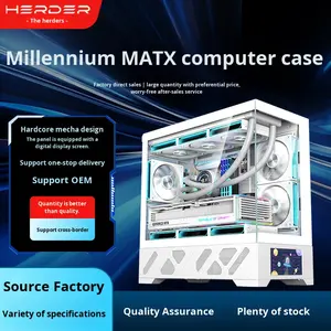 Boîtier d'ordinateur de jeu vertical refroidi par eau MicroATX Millennium pour utilisation sur ordinateur de bureau - Salle vue mer, cybercafé - Product Image 3