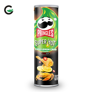 Priingles Original Barrel <strong>Cheese</strong> <strong>Onion</strong> Flavor Potato Chips 110g*5 Cans Large Package Puffed Snacks Box Sharing Gift Pack Fried - Product Image 3