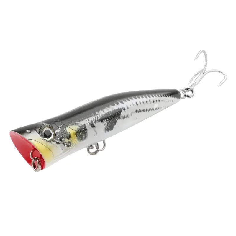 FJORD Customized 140mm 57g Big Popper Fishing Lure 2 oz Strike Poppers Tuna Lure for Saltwater Fishing