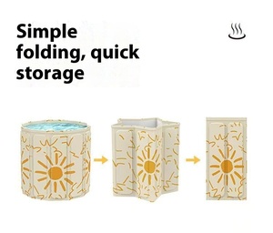 <span class=keywords><strong>Baignoire</strong></span> pliable en PVC de 55, 70, 80 cm, prix de gros d'usine, abordable et pleine grandeur, pour la relaxation intérieure et extérieure - Product Image 6