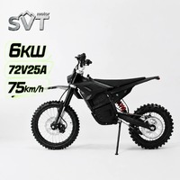 Moto électrique tout-terrain 6000W 72V pour adultes, performance Enduro Trail 2026 2027