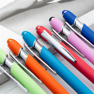 Pena Stylus Logo Kustom Promosi Pena Klik Stylus Logam Pena Ballpoint - Product Image 4