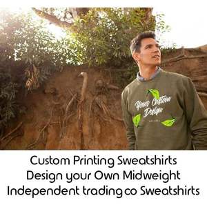 Sudaderas de cuello redondo de peso medio SS3000 unisex, sudaderas con capucha de impresión personalizadas-añade tu diseño - Product Image 4