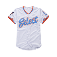 Maillot de Baseball personnalisé, nouvelle collection, de haute qualité, séchage rapide, durable, avec boutons