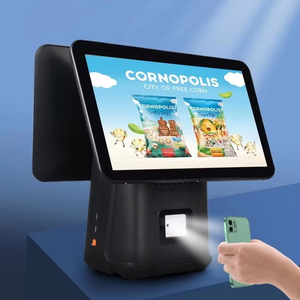 เครื่อง POS ออลอินวัน พร้อมเครื่องพิมพ์ QR ซอฟต์แวร์ AI อัจฉริยะ ระบบแคชเชียร์  หน้าจอคู่ขนาด 15.6 นิ้ว รุ่น Q7 - Product Image 1