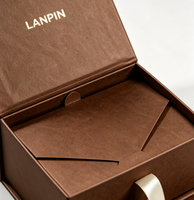 Boîte Cadeau Magnétique de Luxe Personnalisable avec Logo, Emballage Rigide Écologique en Papier, Dorure à Chaud, Doublure Éponge Sûre pour Aliments