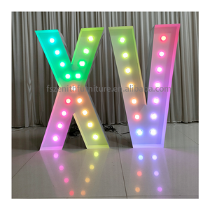 Décoration de lettres lumineuses en Offre Spéciale Lettres lumineuses à LED Chiffres pour fête d'anniversaire - Product Image 1