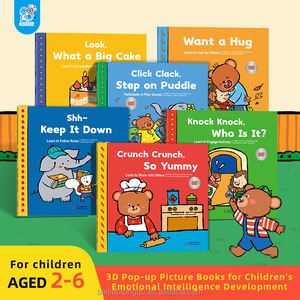 <span class=keywords><strong>Libro</strong></span> Illustrato Pop-up 3D per Bambini 'Sunshine' di Hairun, Orsetto che Fa Amicizia, Stampa Personalizzata per Età 2-6 Anni - Product Image 2