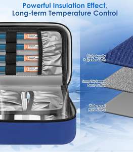 Estuche <span class=keywords><strong>de</strong></span> Viaje <span class=keywords><strong>para</strong></span> <span class=keywords><strong>Insulina</strong></span> con Cierre <span class=keywords><strong>de</strong></span> Cremallera, <span class=keywords><strong>Precio</strong></span> <span class=keywords><strong>de</strong></span> Fábrica, con 4 Bolsas <span class=keywords><strong>de</strong></span> Hielo Reutilizables, Organizador <span class=keywords><strong>para</strong></span> <span class=keywords><strong>Insulina</strong></span> y Suministros <span class=keywords><strong>para</strong></span> Diabéticos - Product Image 5