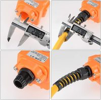 Connecteur de câble anti-pliage M27 à fixation directe usine, tête de fixation en nylon étanche avec niveau de protection IP68, certificat ROHS