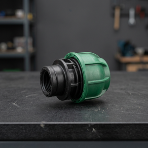 TERRACORE SAP1003 Green Plastic Corrosion-resistant UV-resistant Low-pressure Straight Smooth Surface Pipe Coupler Connector - Product Image 3