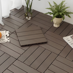 Dalles de <span class=keywords><strong>terrasse</strong></span> en plastique PP emboîtables, style tendance, 30 cm, panneaux de revêtement de sol en nid d'abeille pour cour et <span class=keywords><strong>terrasse</strong></span> - Product Image 2