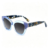 Lunettes de soleil unisexes tendance, montures carrées œil de chat, verres polarisés, haute qualité, légères, de luxe