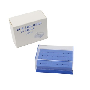 Dental Bur Holder LK-1405 24 Holes Blue Square Root Canal <b>File</b> <b>Storage</b> <b>Box</b> For Dental Instruments - Product Image 4