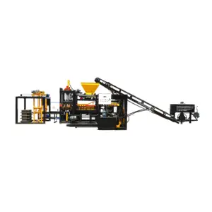 hollow brick making machinery concrete block machine supplier fully automatic building material maker