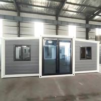 Le conteneur d'expédition contemporain à bas prix abrite la maison pliable Maison préfabriquée en conteneur extensible de 20 pieds et 40 pieds