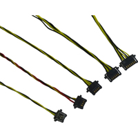 Connecteur Molex 503764-0601 6 broches pas de 1,0 mm avec borne plaquée or UL10064-28AWG FEP pour assemblage de câbles pré-crimpés