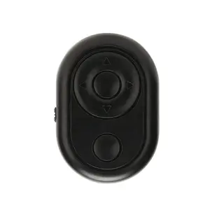 ミニワイヤレスリモートシャッターコントローラーボタンセルフタイマーカメラスティックシャッターリリース電話ページターニングコントローラー